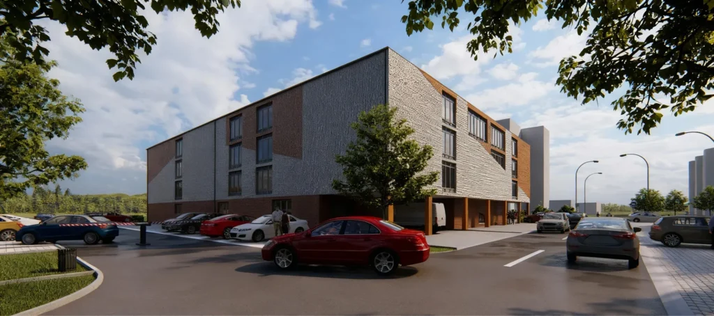 Vizualizácia Parkovacieho domu